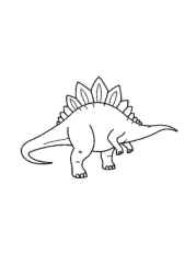 Dinosaurs Coloring Book BBE529C3 (12 Coloring Pages)