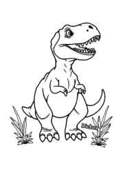 Dinosaurs Coloring Book C48DEB5C (12 Coloring Pages)