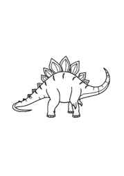 Dinosaurs Coloring Book C48DEB5C (12 Coloring Pages)