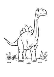 Dinosaurs Coloring Book C48DEB5C (12 Coloring Pages)