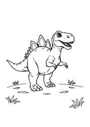Dinosaurs Coloring Book C48DEB5C (12 Coloring Pages)