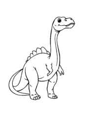 Dinosaurs Coloring Book C48DEB5C (12 Coloring Pages)