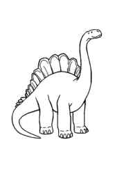 Dinosaurs Coloring Book C48DEB5C (12 Coloring Pages)