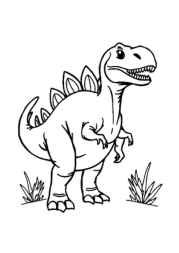 Dinosaurs Coloring Book C48DEB5C (12 Coloring Pages)