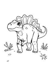 Dinosaurs Coloring Book C48DEB5C (12 Coloring Pages)