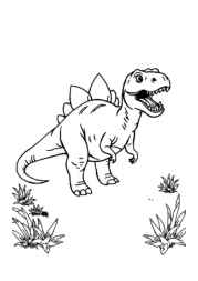 Dinosaurs Coloring Book C48DEB5C (12 Coloring Pages)