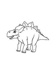 Dinosaurs Coloring Book C92C97A5 (12 Coloring Pages)