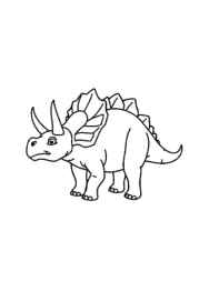 Dinosaurs Coloring Book C92C97A5 (12 Coloring Pages)