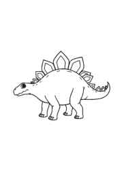 Dinosaurs Coloring Book C92C97A5 (12 Coloring Pages)