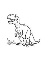 Dinosaurs Coloring Book C92C97A5 (12 Coloring Pages)