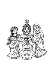 Diwali Festival of Lights Coloring Book A4DAD2EB (12 Coloring Pages)