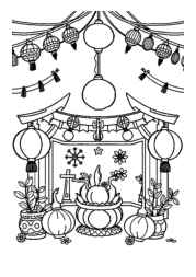 Diwali Festival of Lights Coloring Book 2340FE6C (12 Coloring Pages)