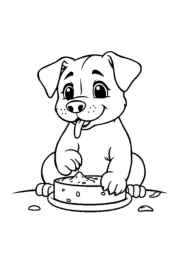 Dog Luna Coloring Book C1C8C345 (12 Coloring Pages)