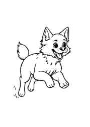 Dog Luna Coloring Book C1C8C345 (12 Coloring Pages)