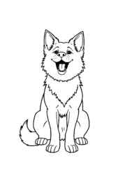 Dog Luna Coloring Book EF59DA94 (12 Coloring Pages)