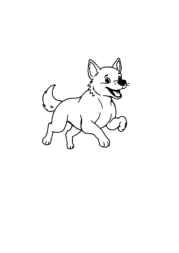 Dog Luna Coloring Book EF59DA94 (12 Coloring Pages)