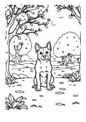 Dog Luna Coloring Book EF59DA94 (12 Coloring Pages)