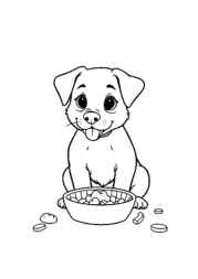Dog Luna Coloring Book EF59DA94 (12 Coloring Pages)