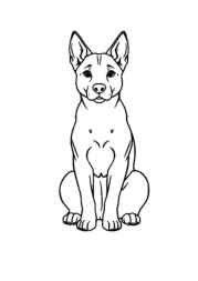 Dog Maja Coloring Book 1F15569C (12 Coloring Pages)