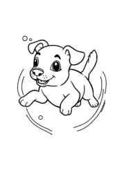Dog Maja Coloring Book 1F15569C (12 Coloring Pages)