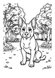 Dog Maja Coloring Book 1F15569C (12 Coloring Pages)