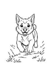 Dog Maja Coloring Book 1F15569C (12 Coloring Pages)