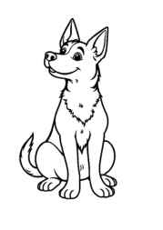 Dog Pia Coloring Book 3BEDB87B (12 Coloring Pages)