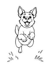 Dog Pia Coloring Book 3BEDB87B (12 Coloring Pages)