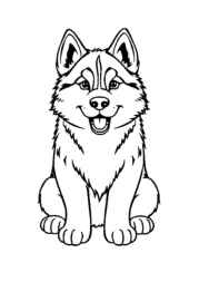 Dogs Coloring Book 2F3044B4 (12 Coloring Pages)