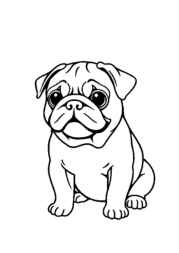 Dogs Coloring Book 2F3044B4 (12 Coloring Pages)