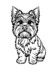 Dogs Coloring Book 2F3044B4 (12 Coloring Pages)