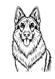 Dogs Coloring Book 3460591B (12 Coloring Pages)