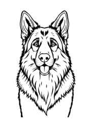 Dogs Coloring Book 6388D504 (12 Coloring Pages)