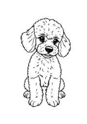 Dogs Coloring Book 6388D504 (12 Coloring Pages)