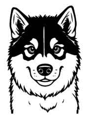 Dogs Coloring Book D8750A77 (12 Coloring Pages)