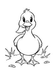 Duck Esther Coloring Book 08279196 (12 Coloring Pages)
