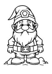Dwarfs Coloring Book 094E4343 (12 Coloring Pages)