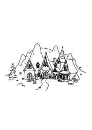 Dwarfs Coloring Book 094E4343 (12 Coloring Pages)