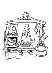 Dwarfs Coloring Book 8F6A95FB (12 Coloring Pages)