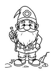 Dwarfs Coloring Book 8F6A95FB (12 Coloring Pages)