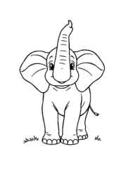 Elephant Klea Coloring Book 121D64EB (12 Coloring Pages)