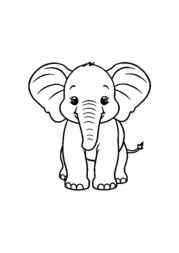 Elephant Klea Coloring Book 566ADB66 (12 Coloring Pages)