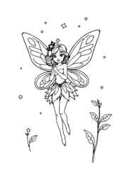 Fairies Coloring Book 50038B06 (12 Coloring Pages)
