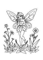 Fairies Coloring Book 92FDB89B (12 Coloring Pages)