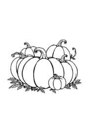 Fall/Autumn Coloring Book ABEBE400 (12 Coloring Pages)