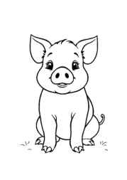Farm Animals Coloring Book 1F64A02E (12 Coloring Pages)