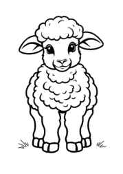 Farm Animals Coloring Book 1F64A02E (12 Coloring Pages)