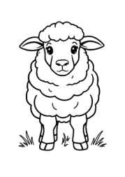 Farm Animals Coloring Book 2CB44C2F (12 Coloring Pages)