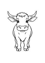 Farm Animals Coloring Book 2CB44C2F (12 Coloring Pages)