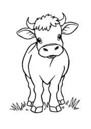 Farm Animals Coloring Book BC4F4A31 (12 Coloring Pages)